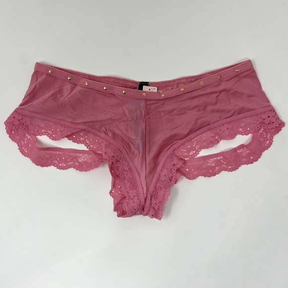 🔥VS Very Sexy Satin Lace Cut Out Cheeky Panty XS - Picture 2 of 11